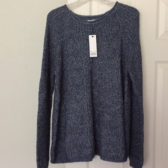 Sonoma Sweaters - $15 SALE NWT Long Sleeve Blue Knit Sweater Minimalist SONOMA Winter Fall